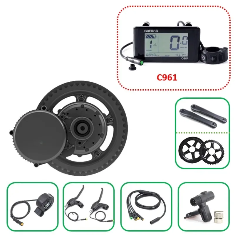 G340 Mid Drive Motor Kit C961  - Mid Drive Motor Kit 52V 1000W ulasan dan harga