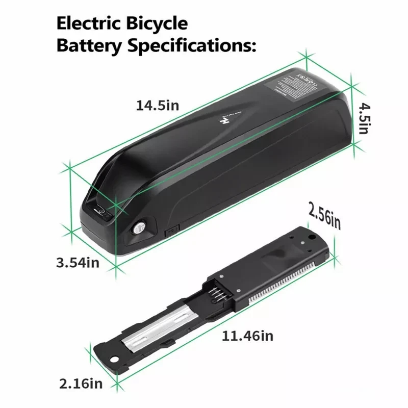 4-pin Hailong AKJA 48V 20-30AH - Ebike Battery 48V 20Ah Hailong ulasan dan harga